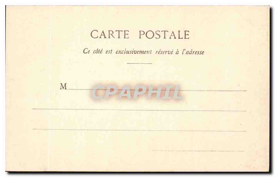 CPA Paris la rue de Rivoli — Verso