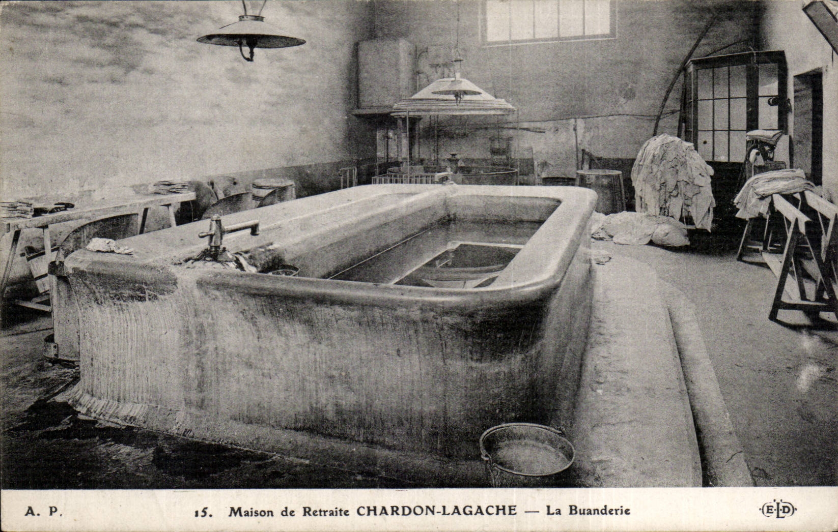 CPA Paris Maison de retraite de Chardon Lagache La buanderie
