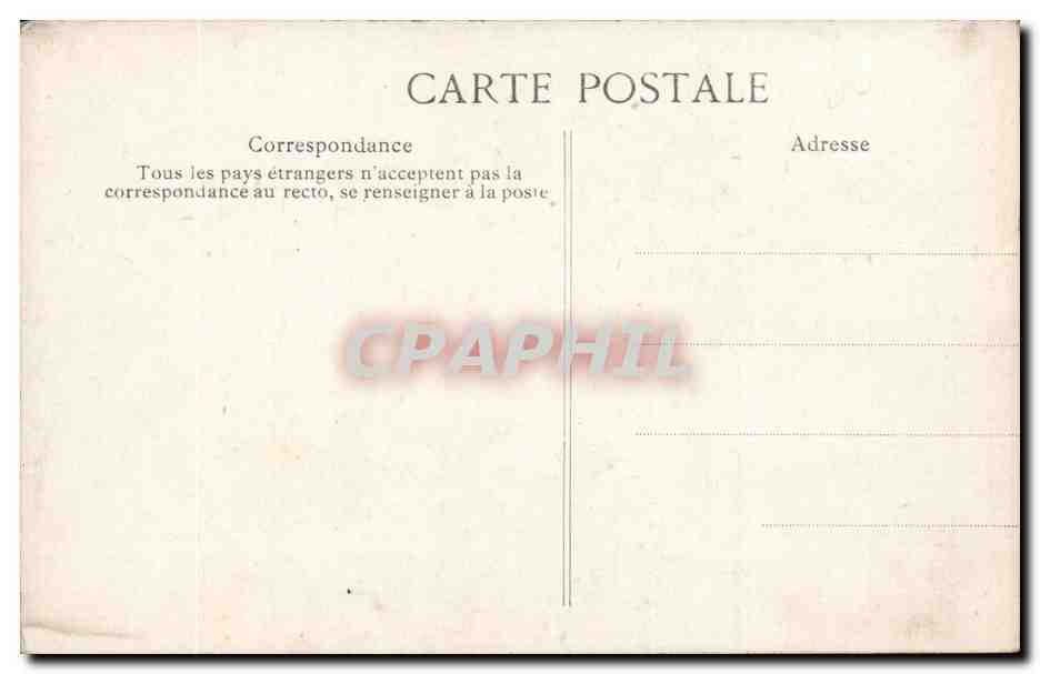 CPA Paris Maison de retraite de Chardon Lagache La buanderie — Rückseite
