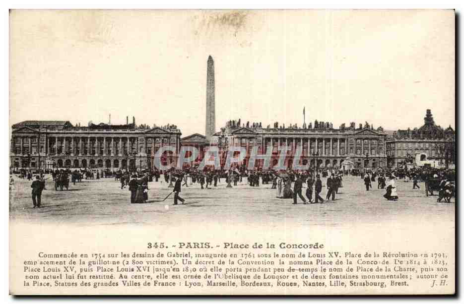 CPA Paris Place de la Concorde