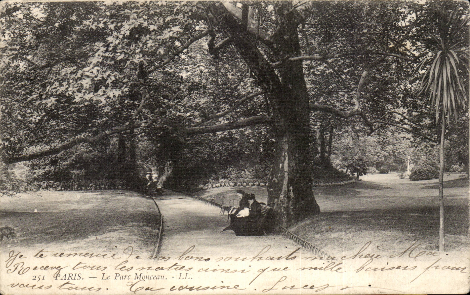 CPA Paris Le parc Monceau