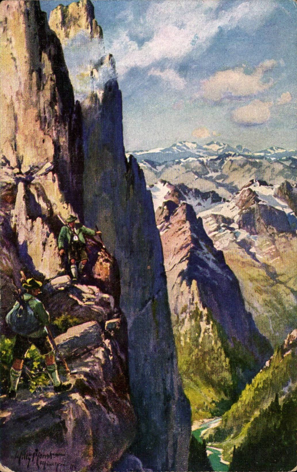 CPA Fantaisie Montagne Alpinisme Climbing