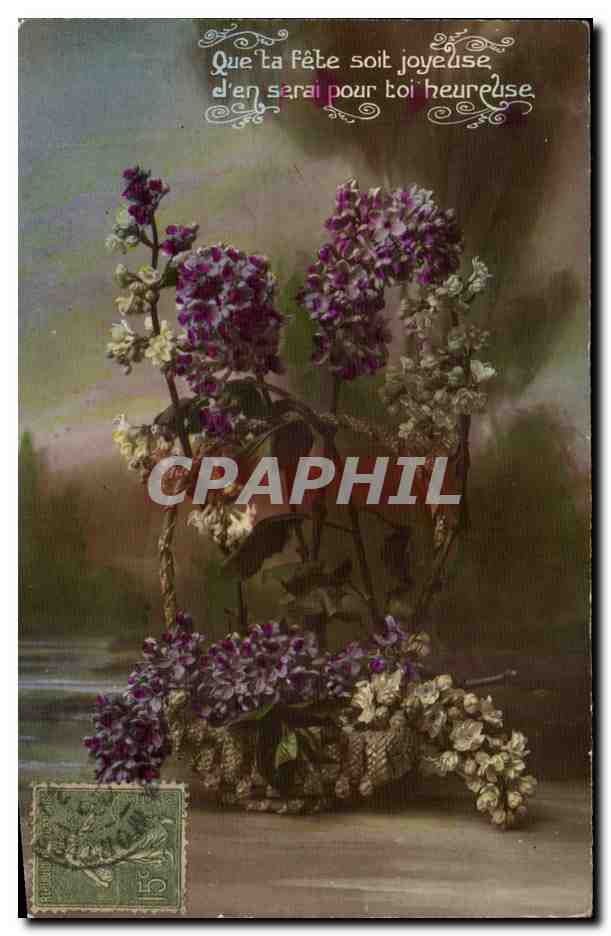 CPA Fantaisie Fleurs