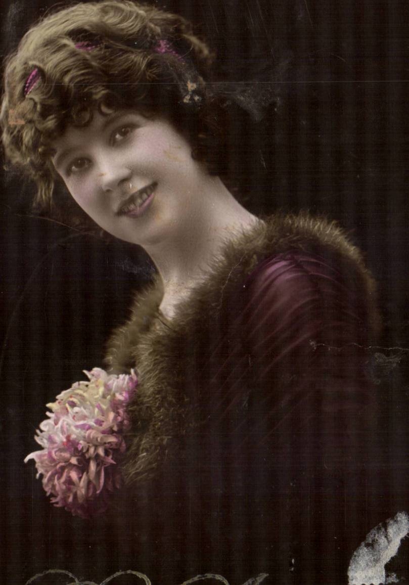 CPA Fantaisie Femme Bonne annee