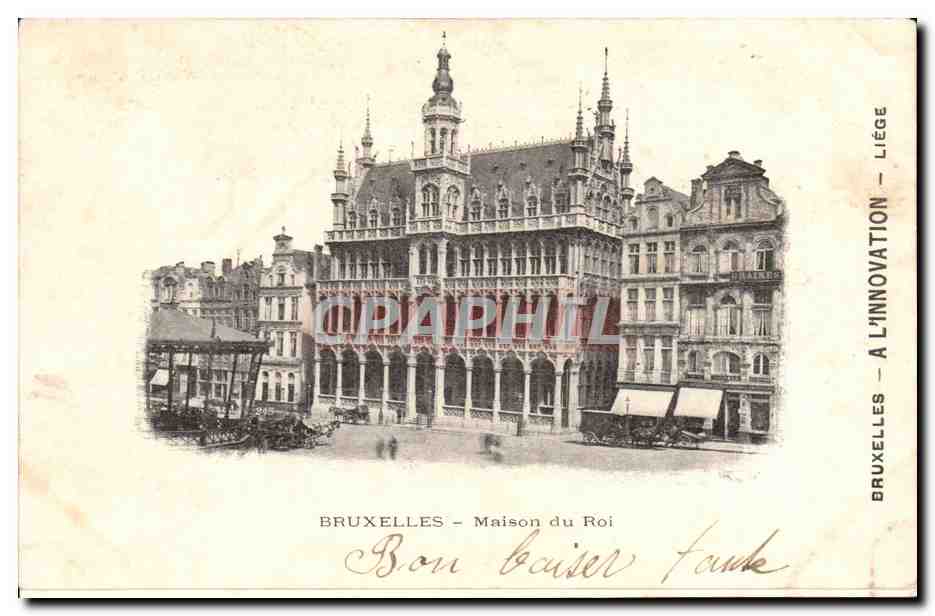 CPA BRuxelles Maison du roi