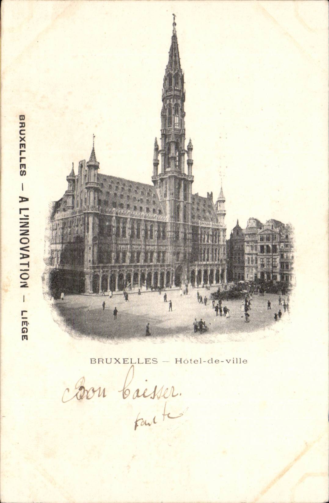 CPA Bruxelles Hotel de ville