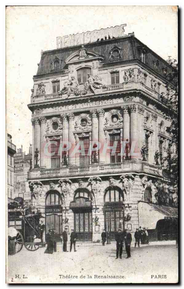 Paris CPA Theatre de la Renaissance