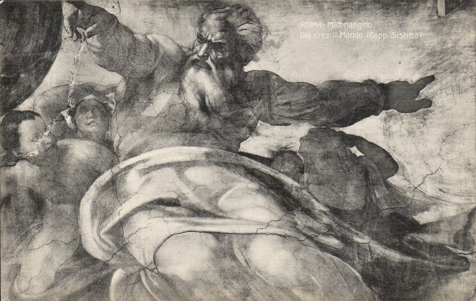 CPA Roma Michelangelo Chapelle sixtine
