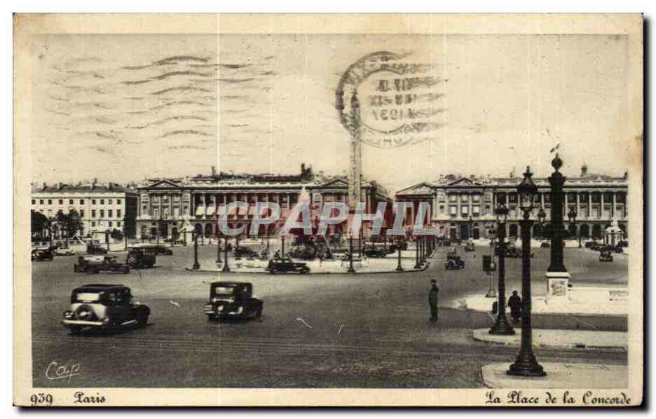 CPA Paris Place de la concorde