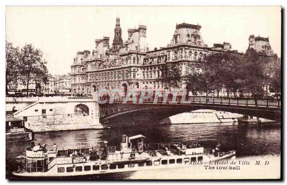 CPA Paris Hotel de ville 