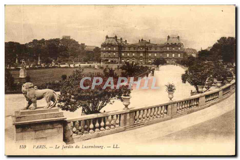 CPA Paris Jardin du luxembourg