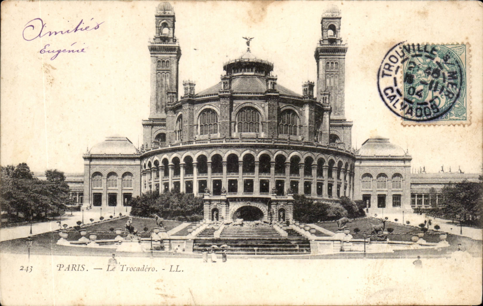 CPA Paris Le Trocadero