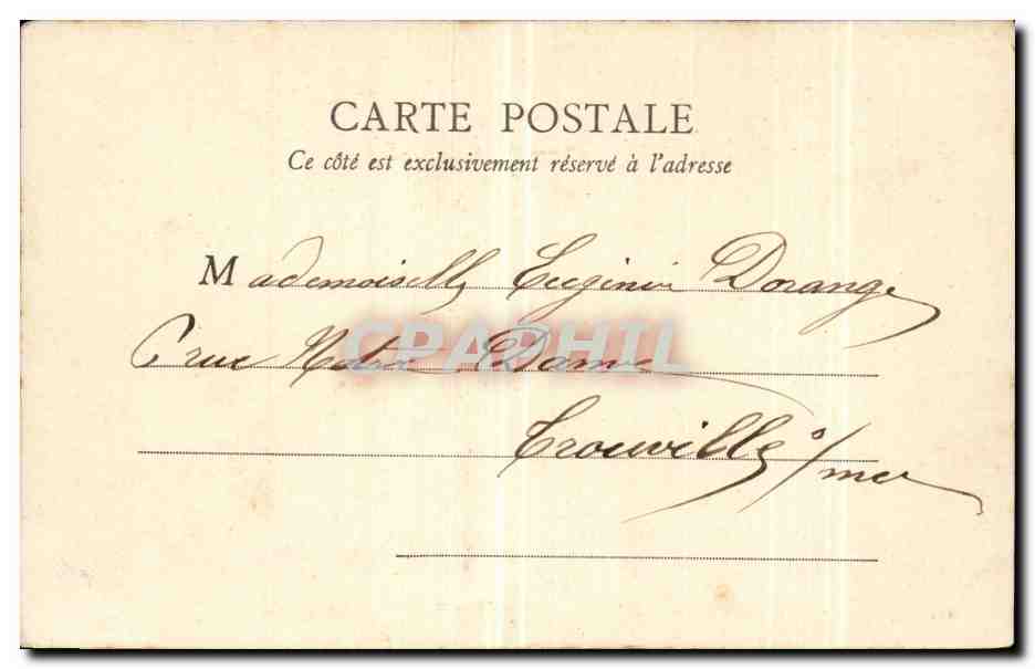 CPA Paris Lac et rocher des Buttes Chaumont — Rückseite
