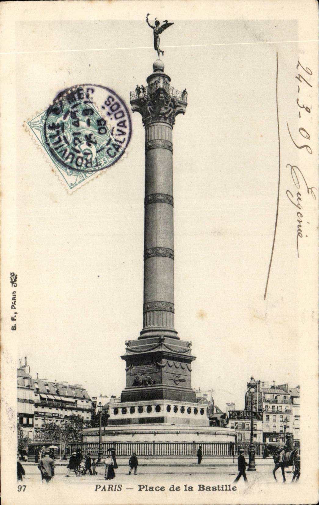 CPA Paris Place de la Bastille