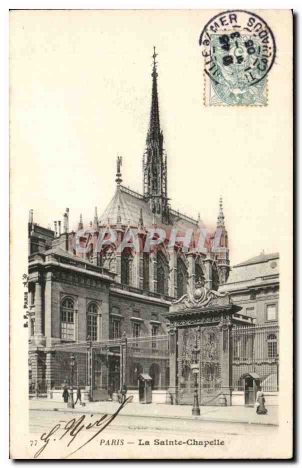 CPA Paris la Sainte Chapelle
