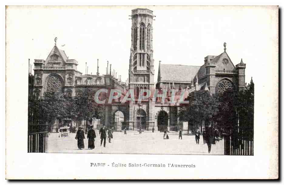 CPA Paris Eglise Saint Germain l'auxerrois