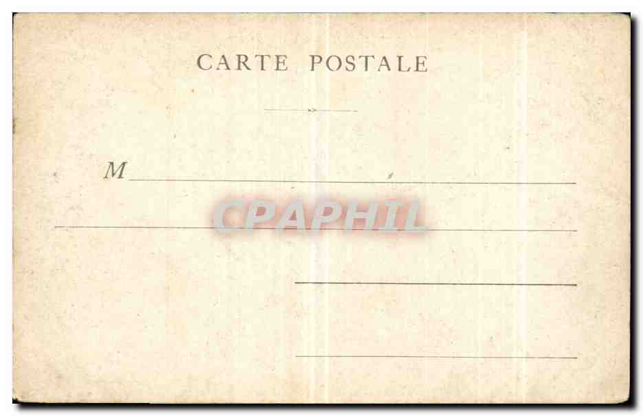 CPA Paris Jardin des plantes — Rückseite