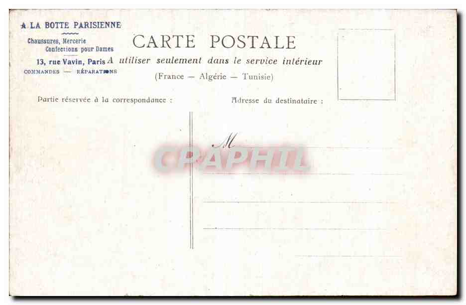 CPA Paris Bords de Seine — Rückseite