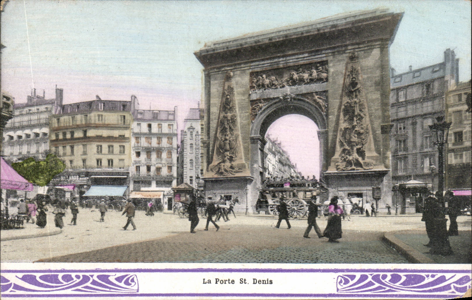 CPA Paris La porte Saint Denis