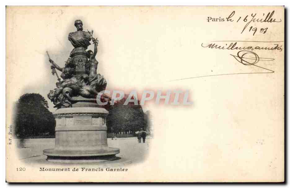 CPA Paris Monument de Francis Garnier