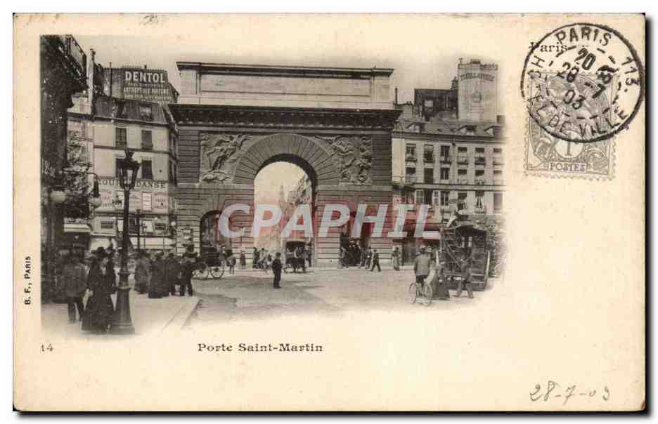 CPA Paris Porte Saint Martin