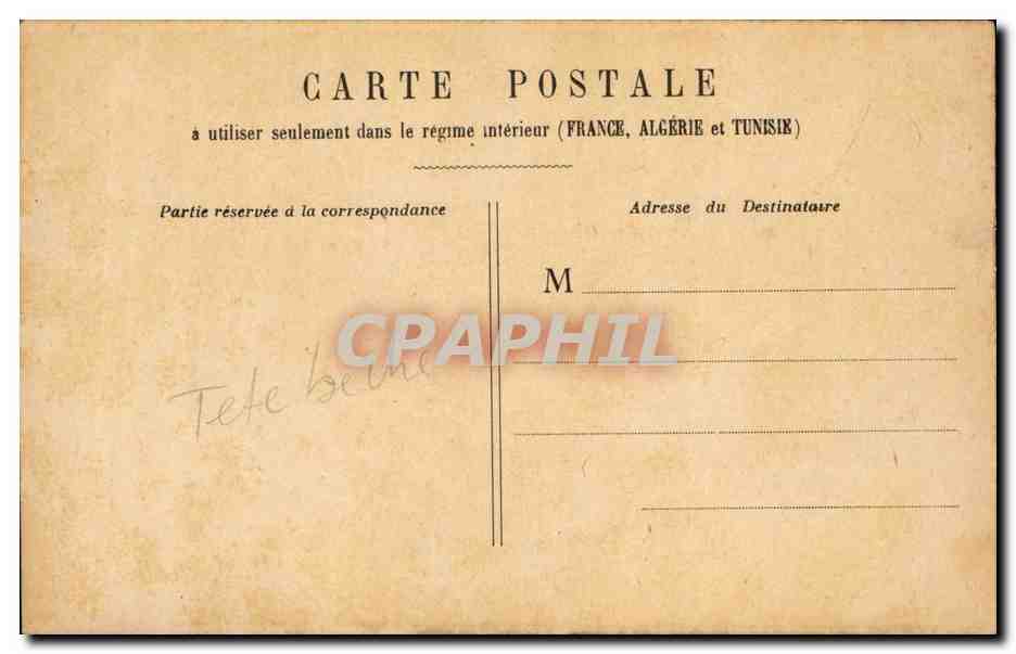 CPA Paris Le petit palais — Verso