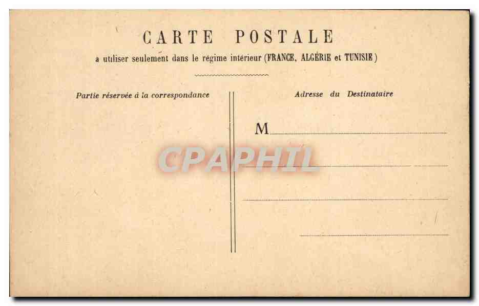 CPA Paris Chambre des deputes — Rückseite