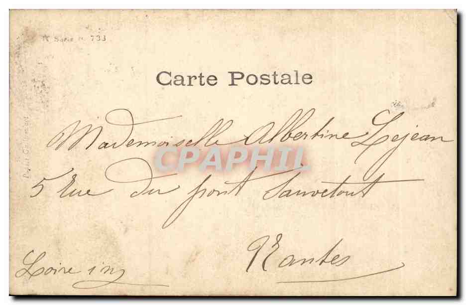 CPA Fantaisie Enfants  — Rückseite