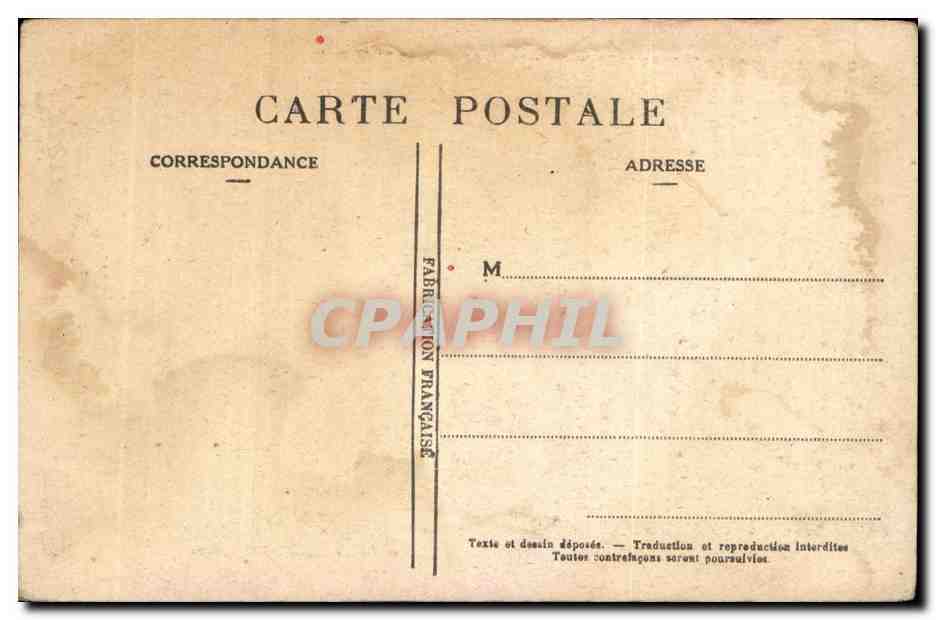 CPA Fantaisie priere de jeunes filles a marier — Verso