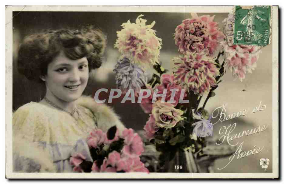 CPA Fantaisie Femme