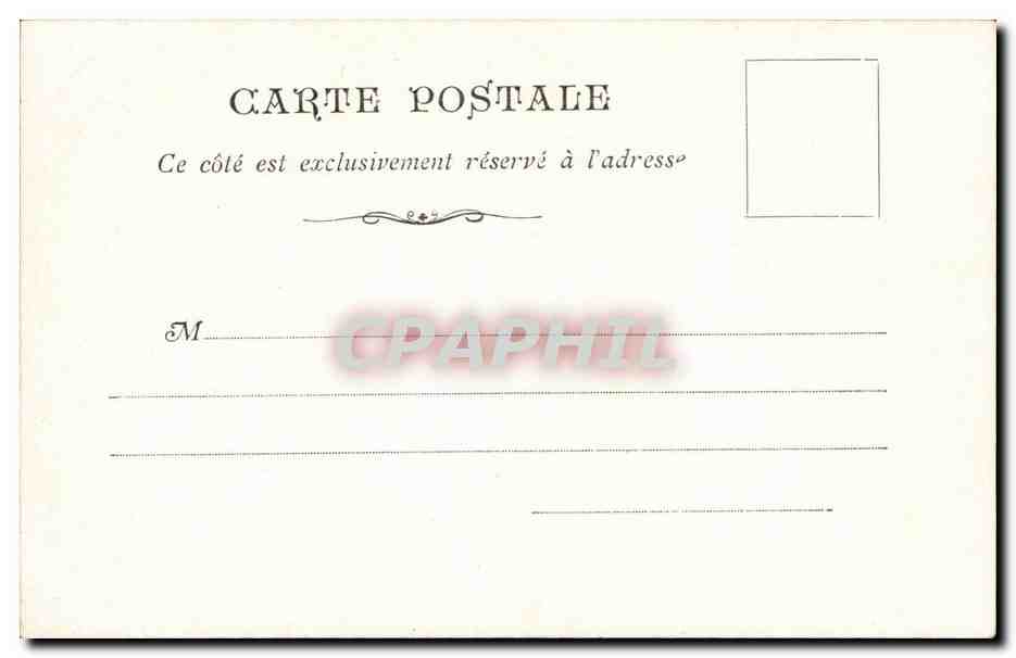 CPA Fantaisie Gustave Dore La chanson des adieux — Verso