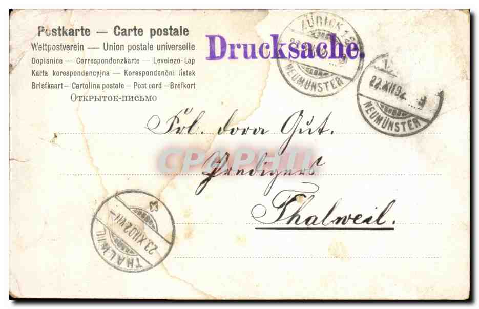 CPA Fantaisie Noel Christmas Ange Angel — Rückseite