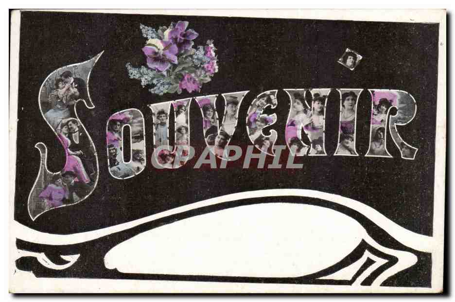 CPA Fantaisie Femmes Souvenir