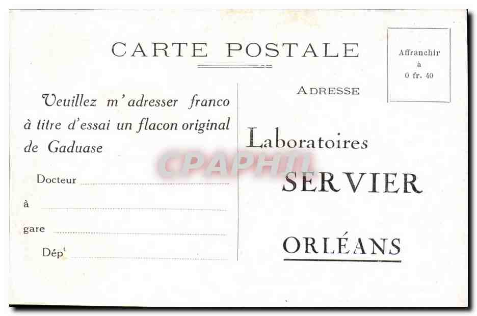 CPA Julian Stroy Un laboratoire a Saint Lazare Docteur Sante — Rückseite