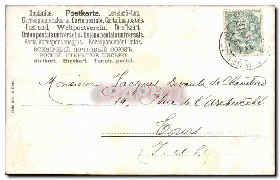 CPA Cheval et chien dog horse — Rückseite