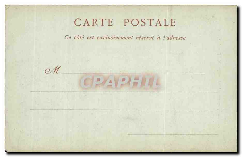 CPA Rouen Eglise Saint Ouen — Verso
