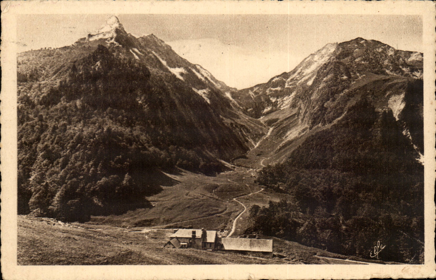 CPA Luchon L'hospice et le port de Venasque