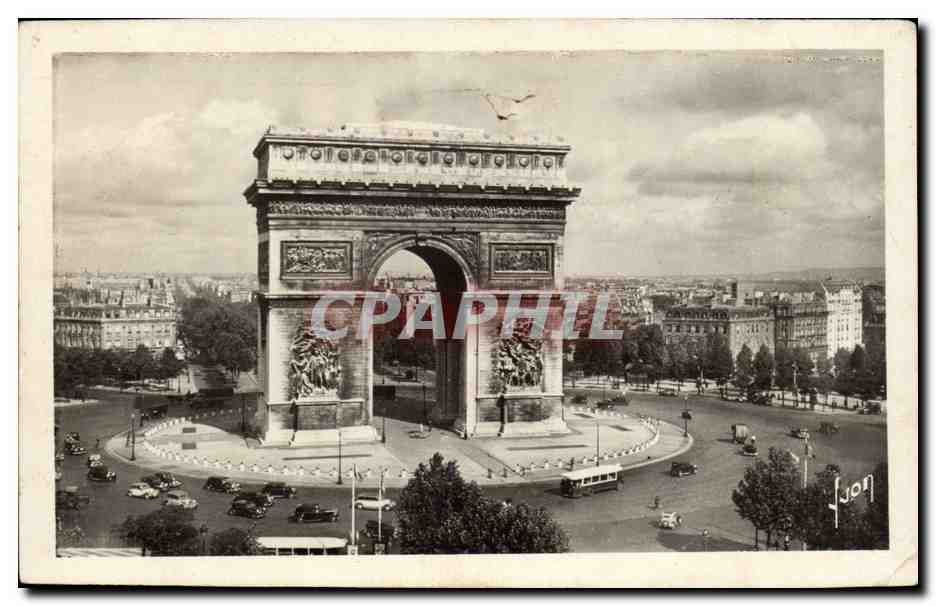 CPM Paris Arc de triomphe