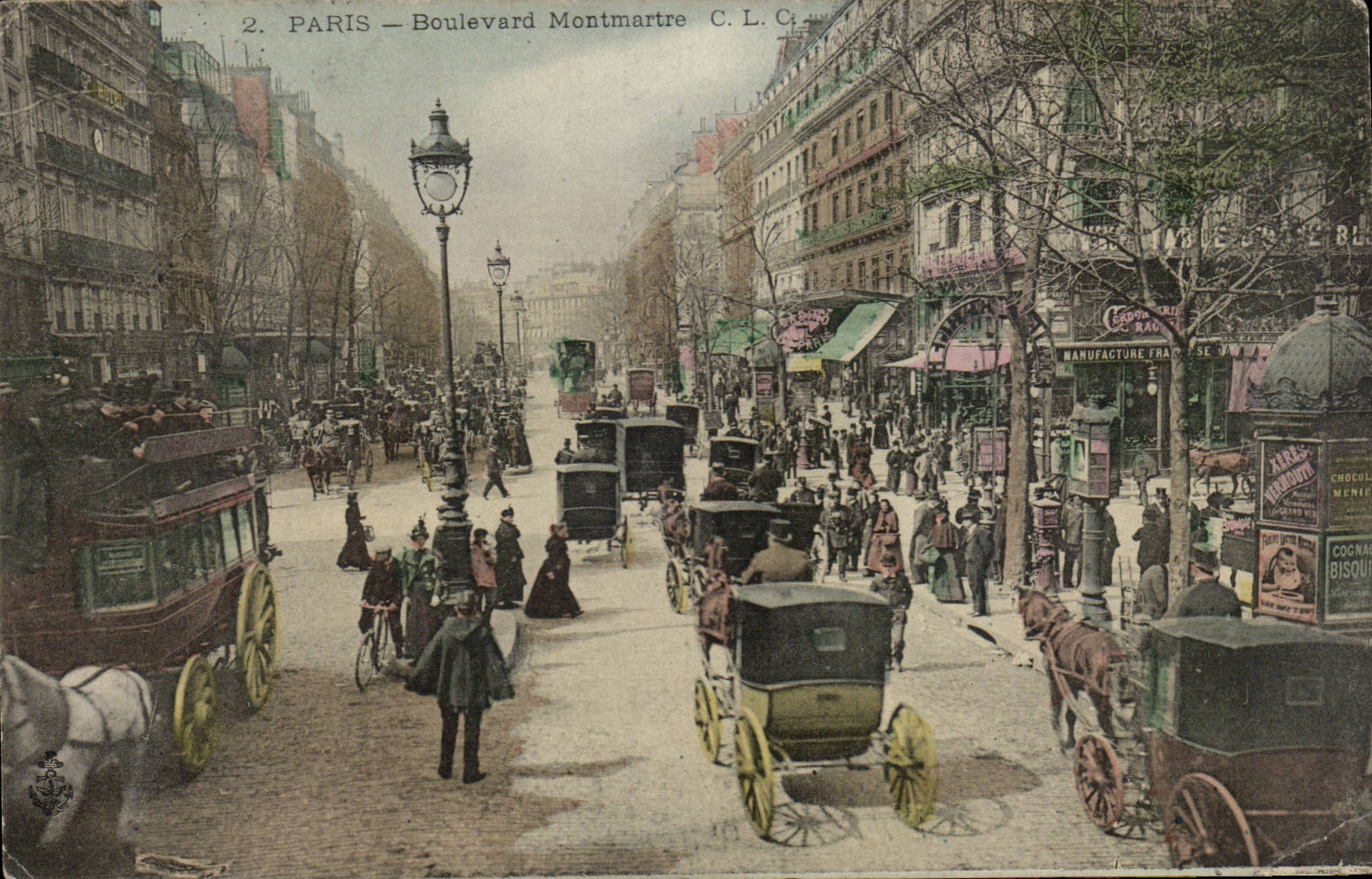 CPA Paris Boulevard montmartre