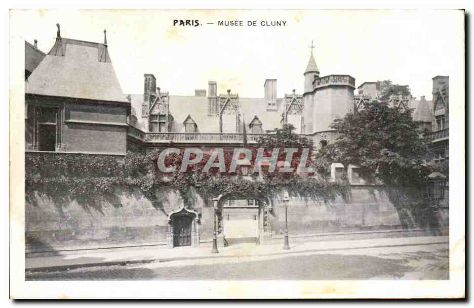 CPA Paris Musee de Cluny