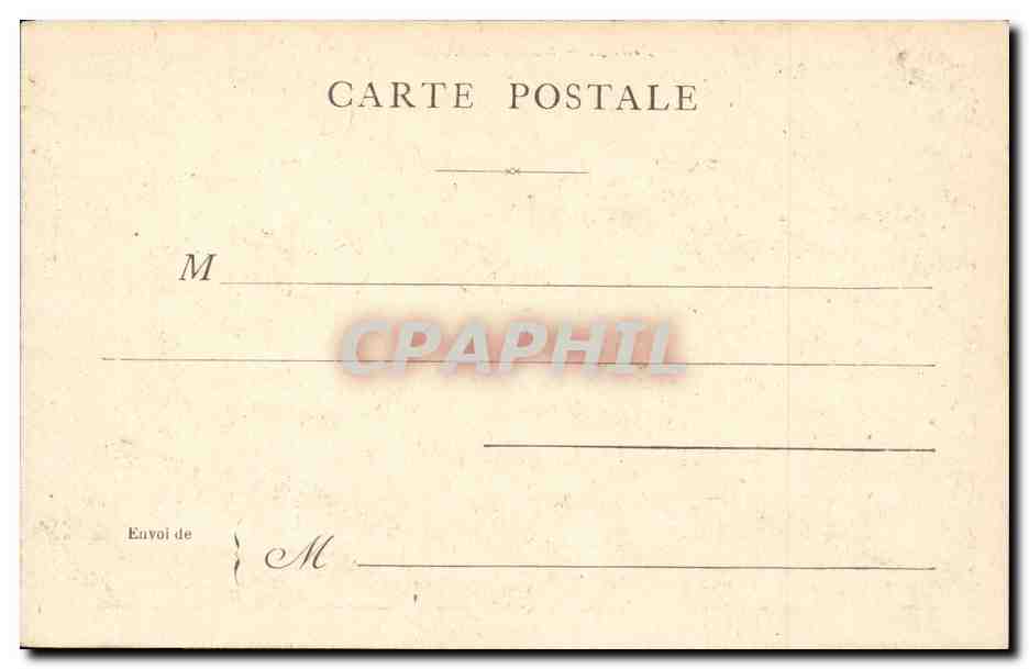 CPA Paris Musee de Cluny — Rückseite