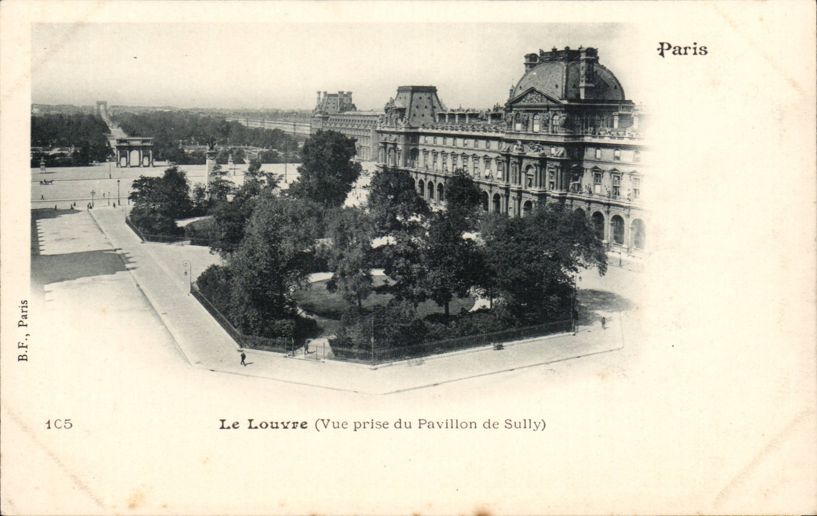 CPA Paris Le Louvre ( vue prise du pavillon de Sully )