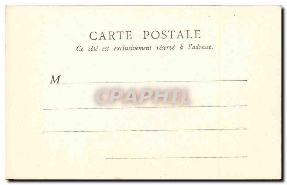 CPA Paris Le Louvre ( vue prise du pavillon de Sully ) — Rückseite