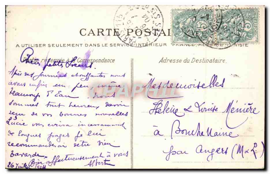 CPA Paris Notre Dame Betes d'amortissement Chimeres  — Verso