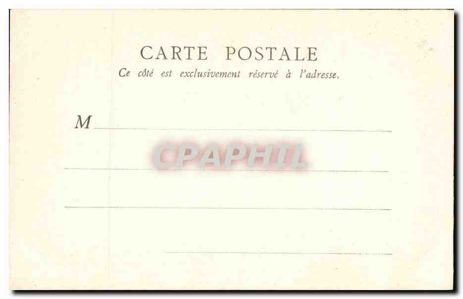 CPA Paris Le triomphe de la Republique de DAlou — Rückseite