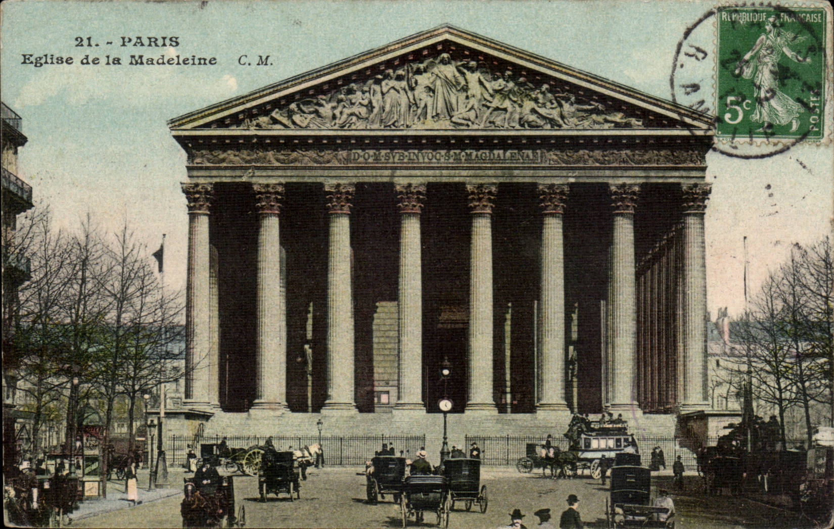 CPA Paris Eglise de la Madeleine