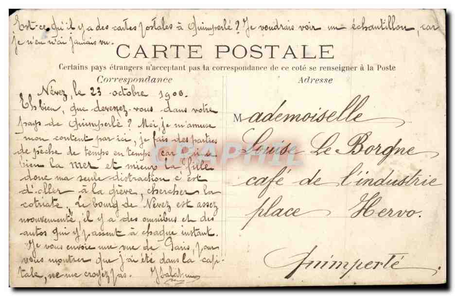 CPA Paris Buttes Chaumont Les bords du lac — Rückseite