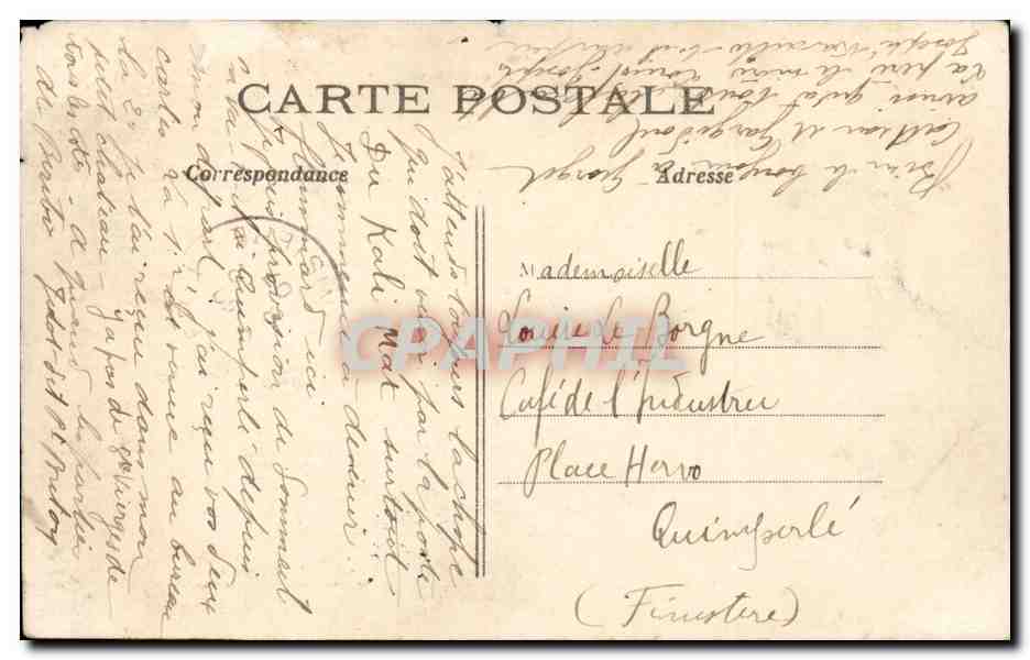 CPA Paris Trocadero — Rückseite