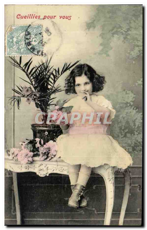 CPA Fantaisie Enfant cueillies pour vous