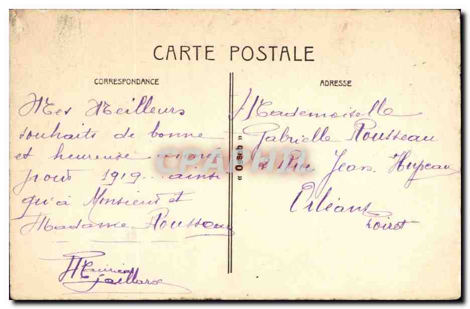 CPA Fantaisie Bonne fete — Verso